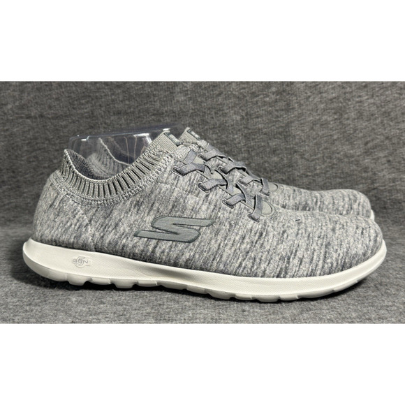 Skechers On The Go Athletic Sneakers Shoes Slip On Gray - Women's Size 10 - Picture 3 of 8